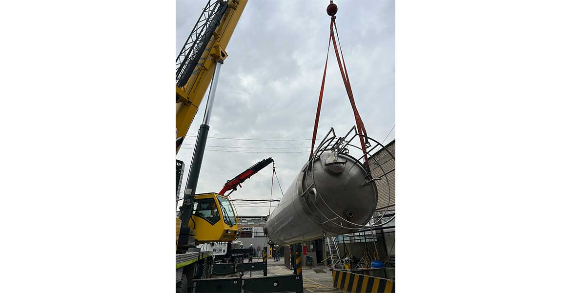 Desmontaje, traslados, izajes, traslado de plantas industriales.